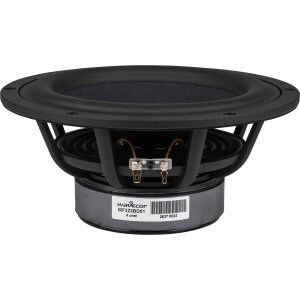 Wavecor WF223BD01 8-3/4" Balanced Drive Paper/Glass Fiber Cone Mid-Woofer 4 Ohm